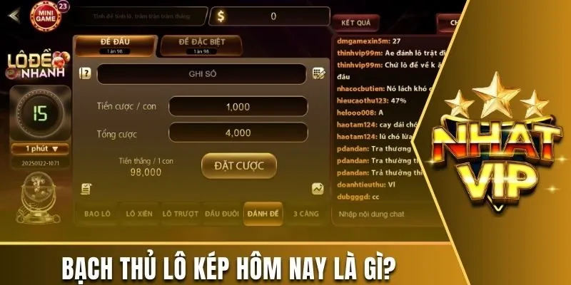 Bạch thủ lô kép hôm nay